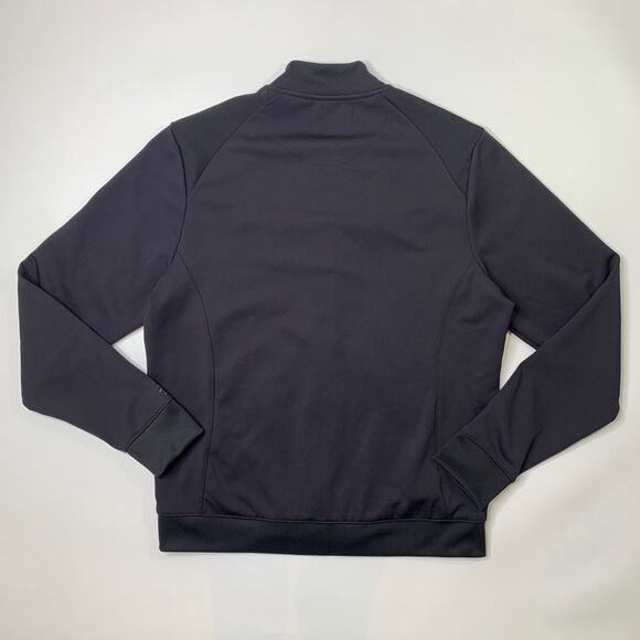 Original Penguin Jacket Mens L Large Black Full Zip Activewear Track Bomber - Picture 9 of 11